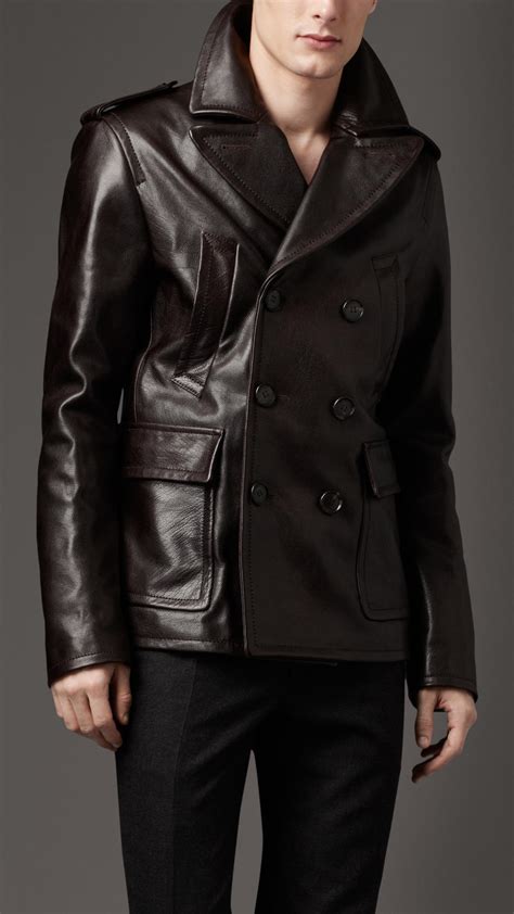 burberry pea coats men.